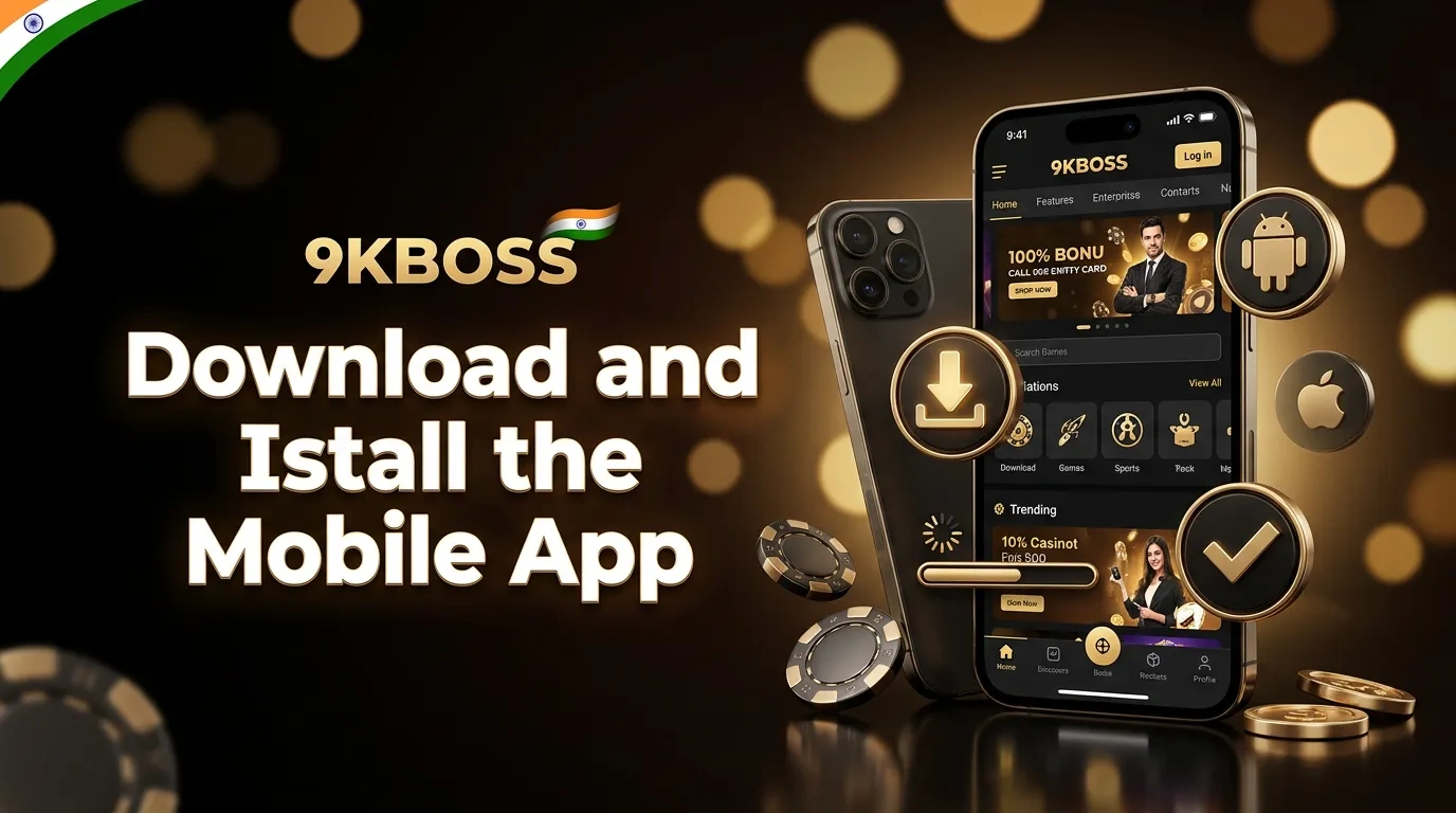 Download and install the 9KBoss mobile app