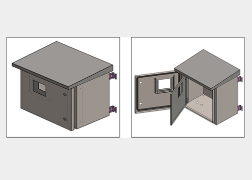 Compact Double Door Enclosure IP 65 SS & Mild Steel